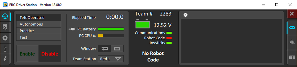 FRC Driver Station screenshot