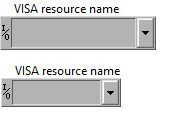 Control with diffent size, but field on the right does not change width.