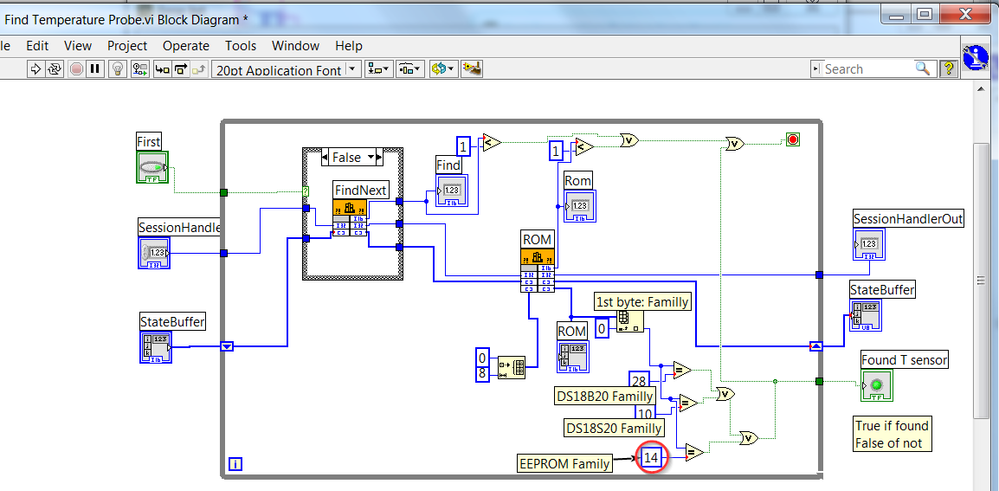 Search for 14h family code (EEPROM)