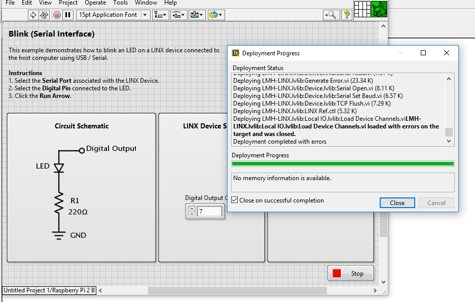 Raspberry Pi 3 B Dan Labview - NI Community