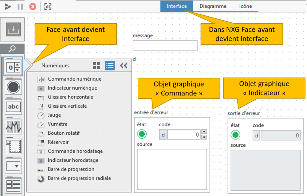 LabVIEW NXG reste LabVIEW