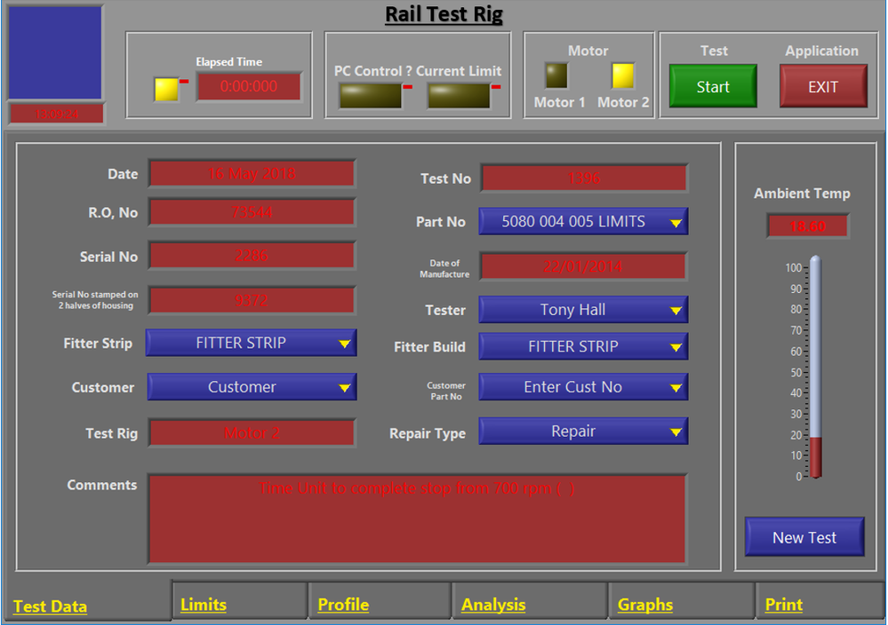 Figure 1 - Example UI 1