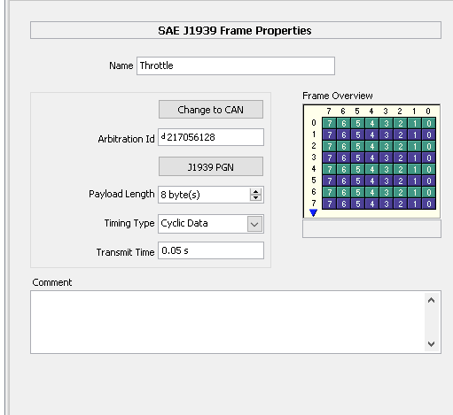 Frame Setup in DB