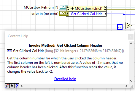 Get Clicked Column Header