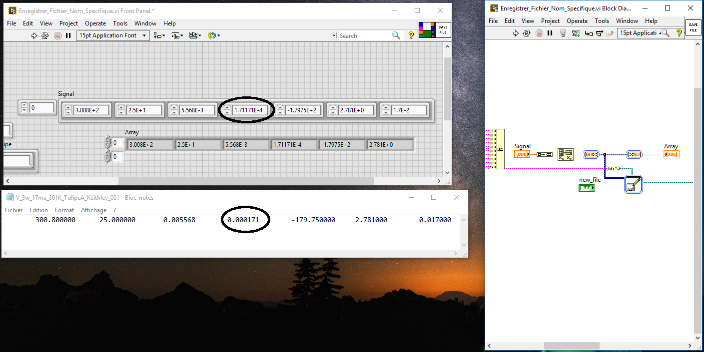 Write to measurement file does not keep scientific notation - NI