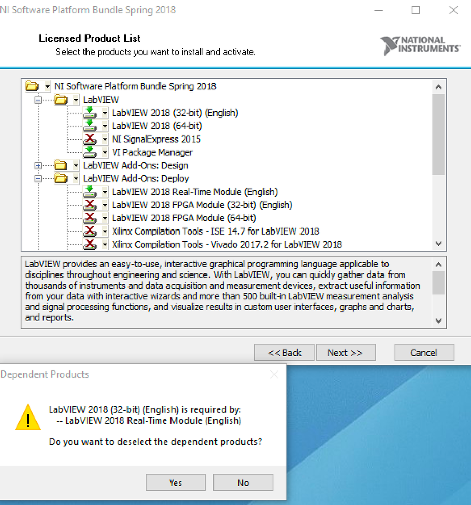 Selecting RT module