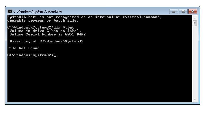 System Exec (Batch File) Can't run batch file - NI Community
