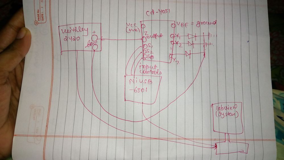 A simple schematic ( I am sorry for it being messy)