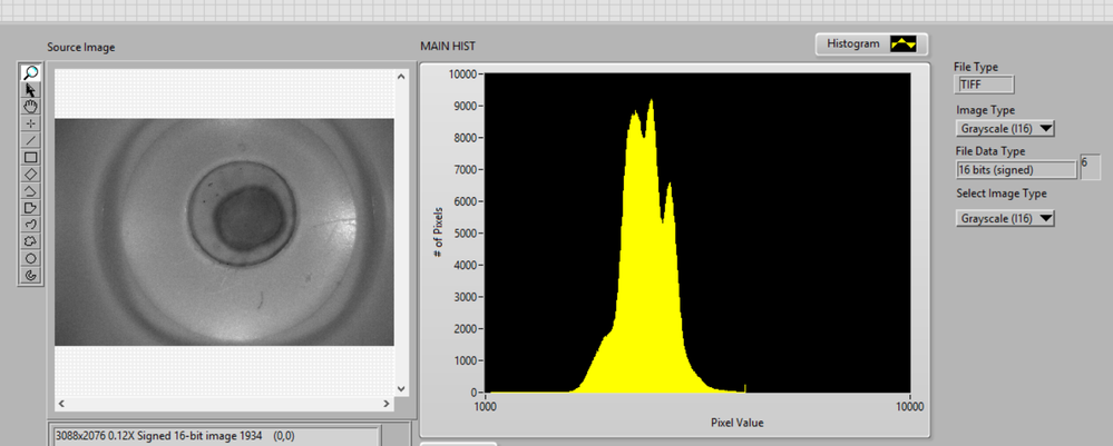 LabVIEW Histogram