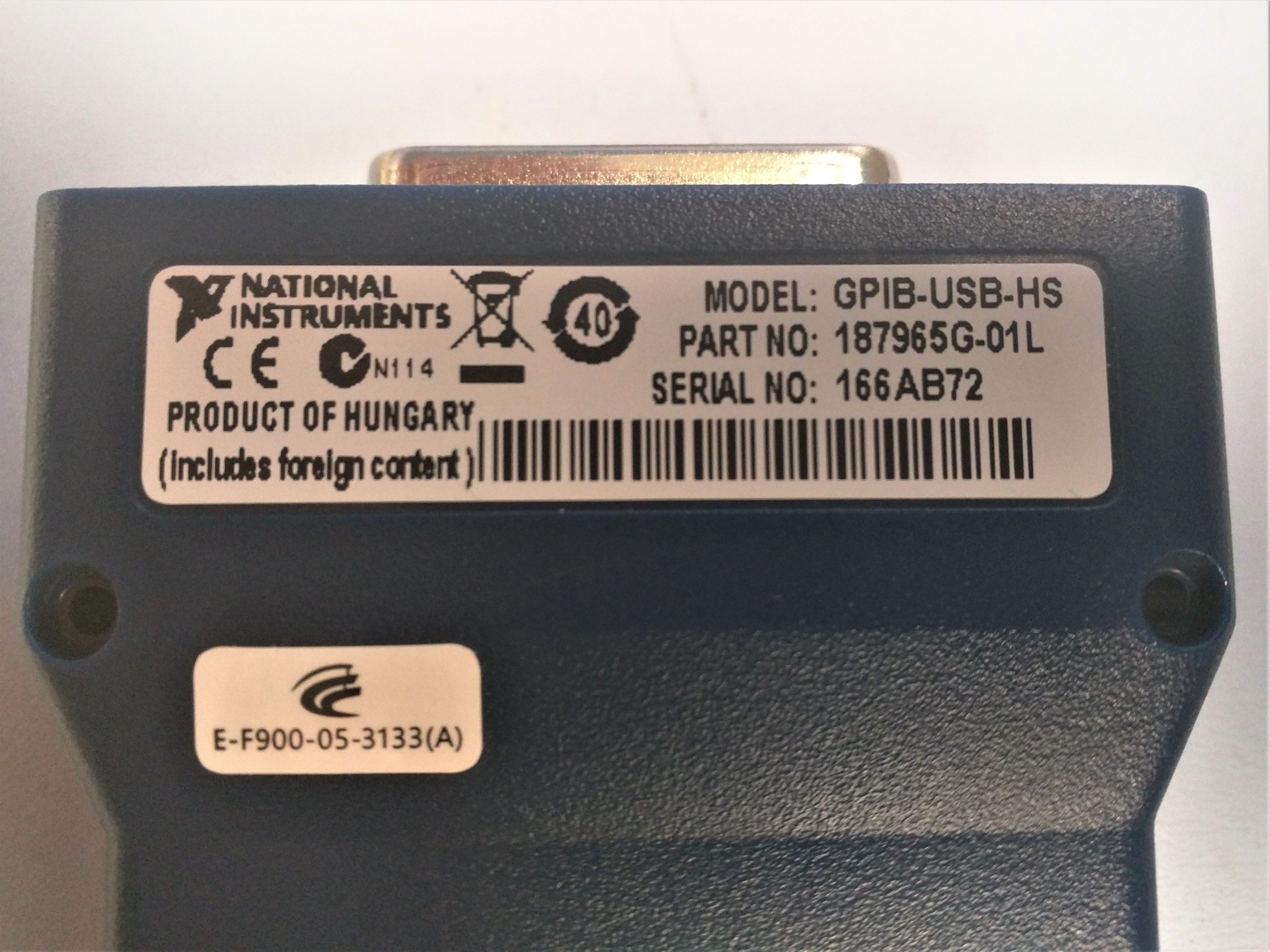 Solved: Counterfeit GPIB-USB-HS Adapter? - NI Community