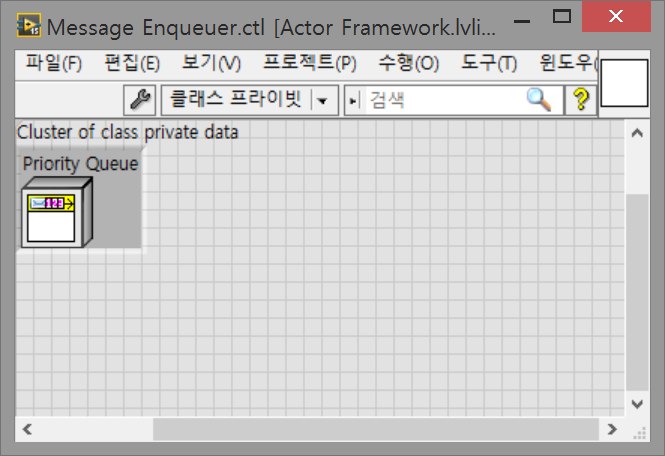 그림 1 Message Enqueuer 클래스의 Data멤버