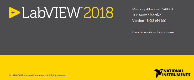 64位的LabVIEW2018