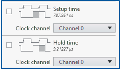 Delta time and crosspoint voltage also available