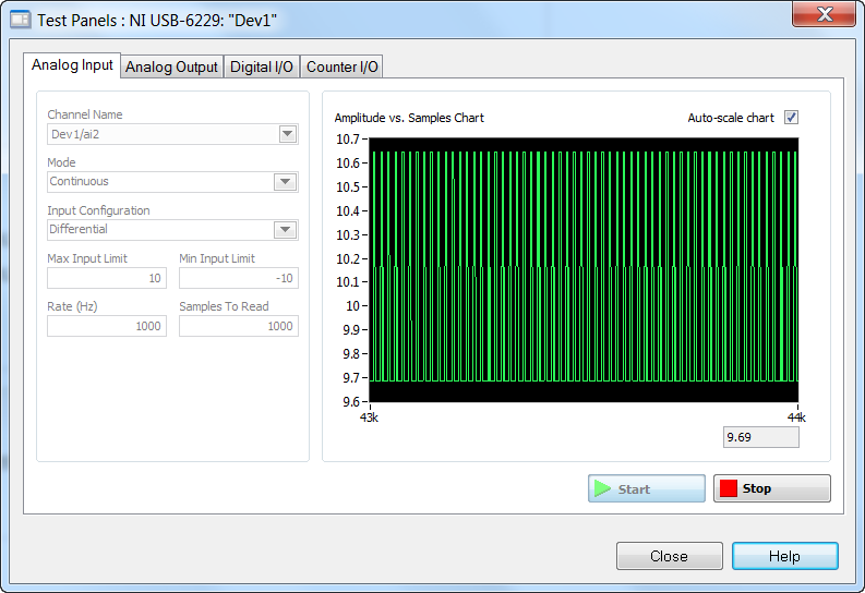 Testing with a 9v battery