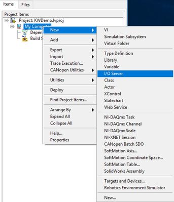 Creating New I/O Server