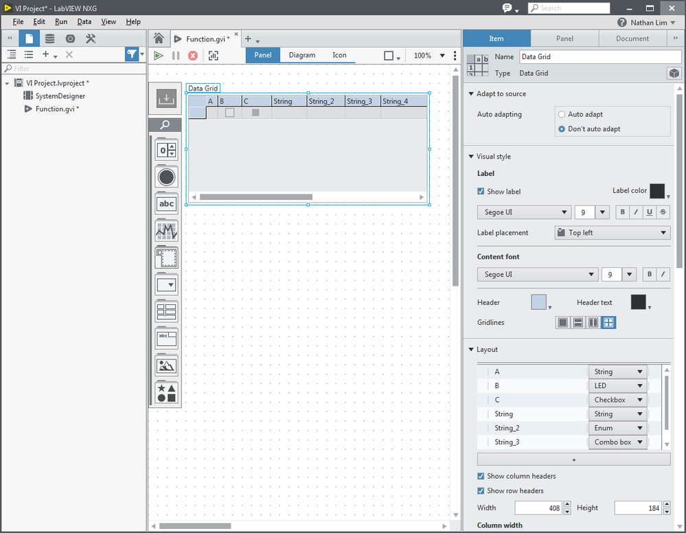 LabVIEW NXG Data Grid.png