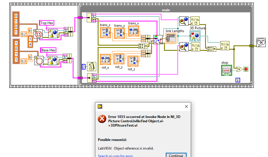 figure two: error 1055