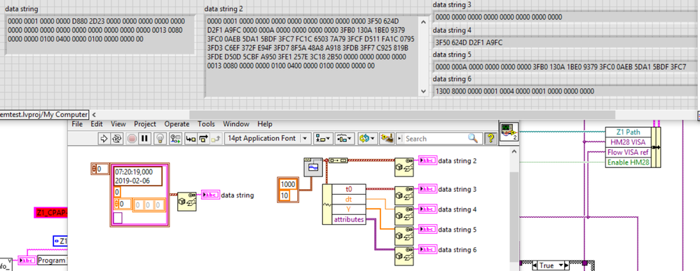 Waveform binary format