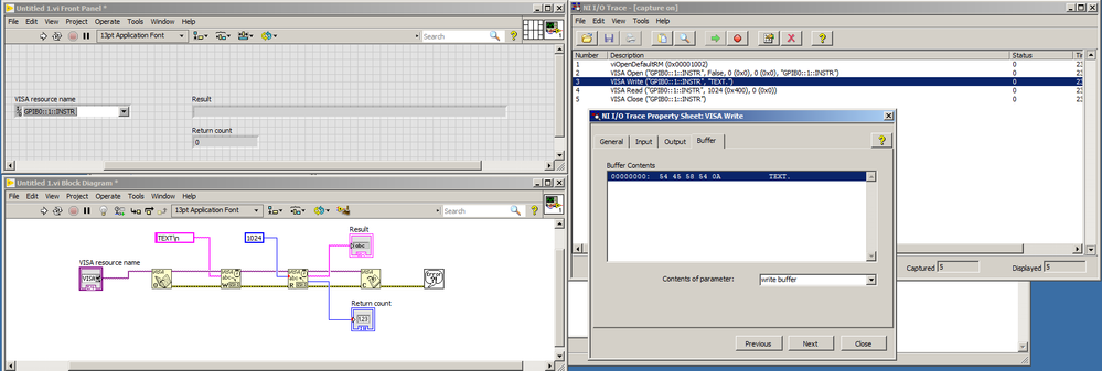 Tek7854-GPIB-LabVIEW-VI