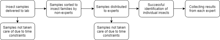 Figure 2. Flow chart describing the  existing procedure