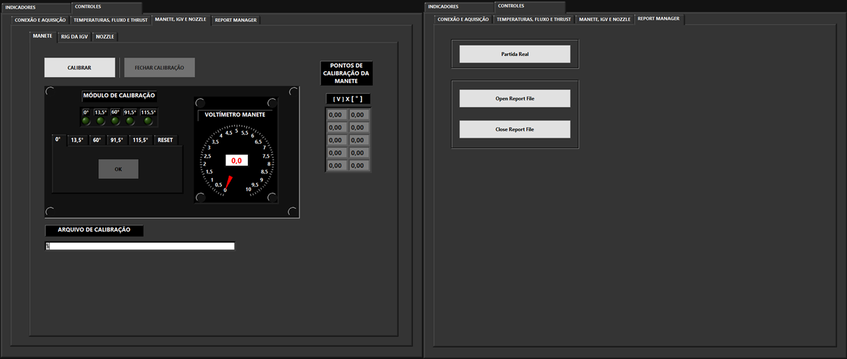 Figure 08 – Host: Configuration Screens. Source: Authors