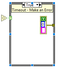 Timeout - then error