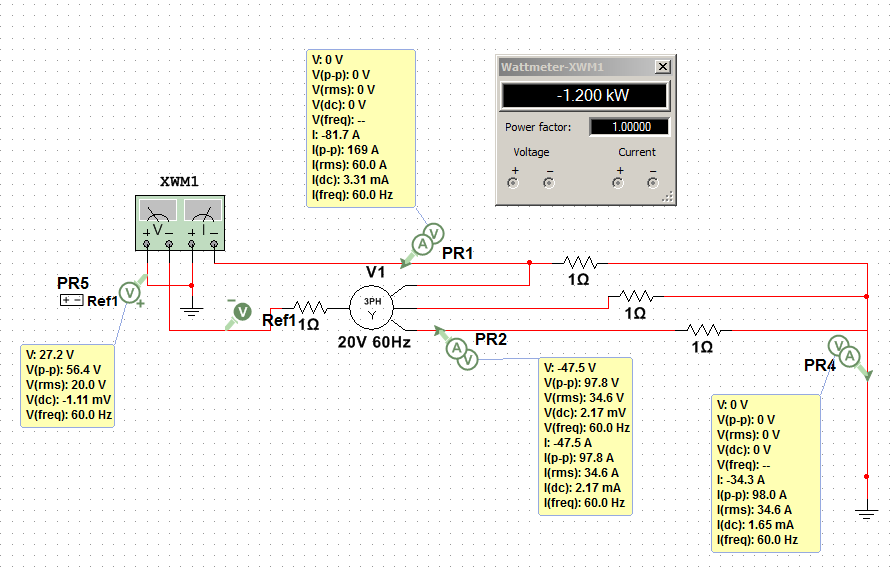 Solved Three-phase load with phase impedance value Zy=10+j5