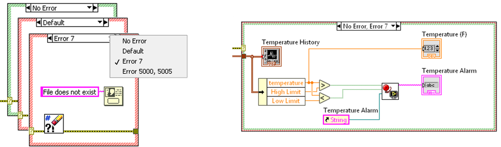 LabVIEW 2019 Handle Errors in Case Structures