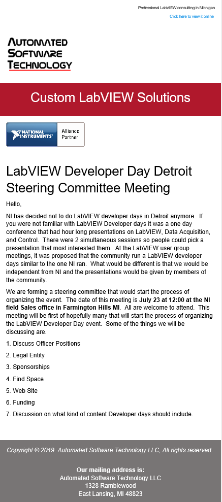 Steering Committee announcement.png