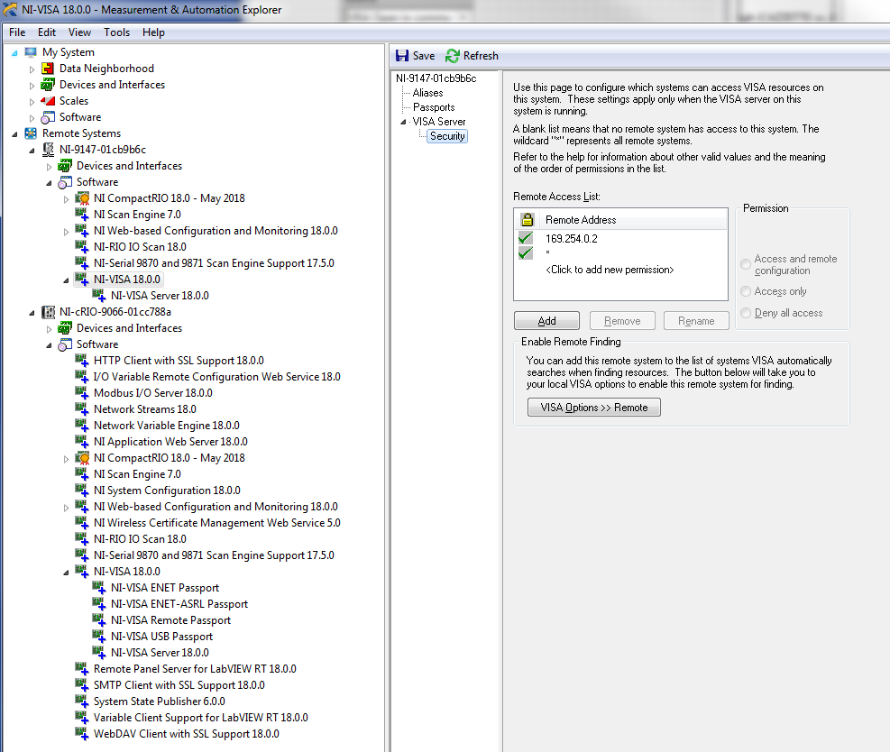 NI-MAX Config