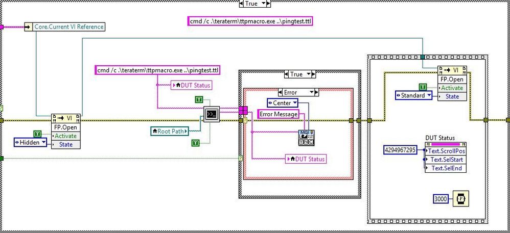 System Exec Node (CMD shell) Scripting with Teraterm Macro