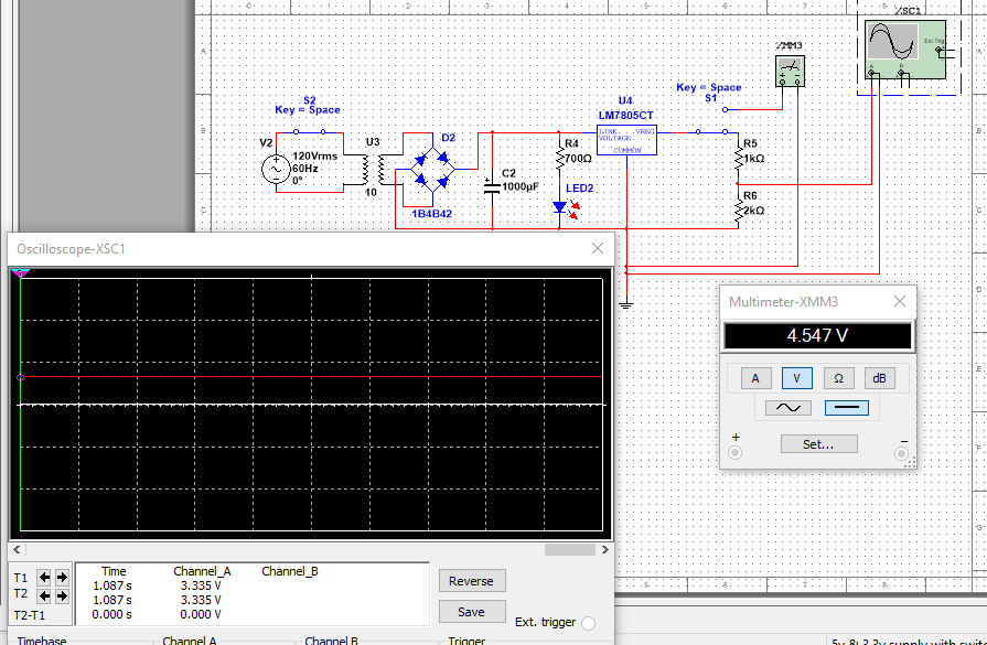 This is where im supposed to get 3.3v but im getting 4.5 on the other terminal of the switch also