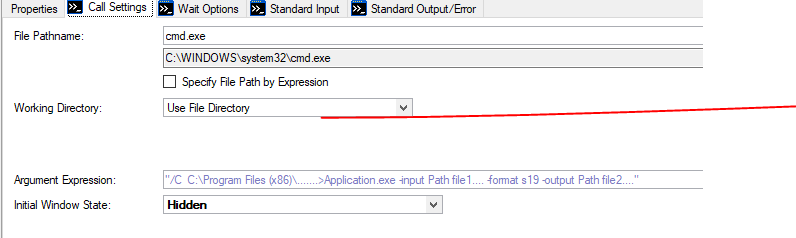 executable - How can I find out if an .EXE has Command-Line