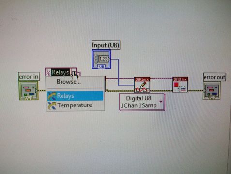 Configuring of relays