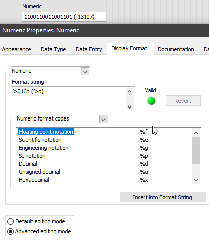 multiple format strings in one indicator