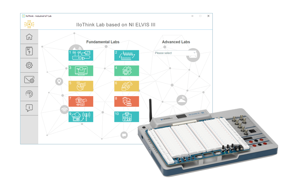 IIoThink Lab based on NI ELVIS III