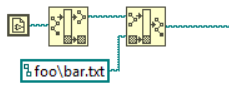 File path relative to the VI path in LabVIEW 2019