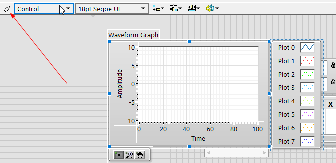 In Customize window, change to tweezers