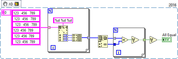 Test Scan from String Logic