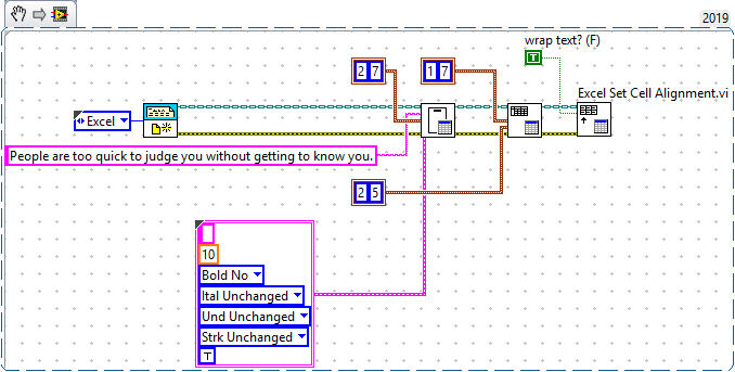 Set Excel Wrap Text