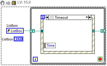 Default value used at right hand side of Event Structure