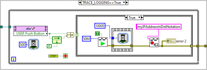 RT Main's Trace Logging section