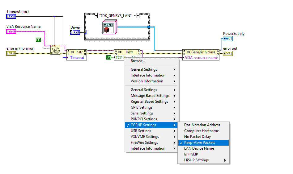 Solved: keep alive VISA communication with LAN - NI Community