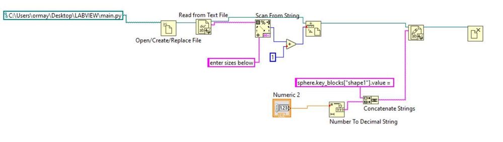 find location of wanted string in file and append new string below - NI  Community