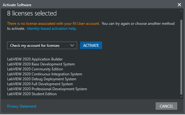 Solved: Labview Community 2020 Edition Activation - NI Community