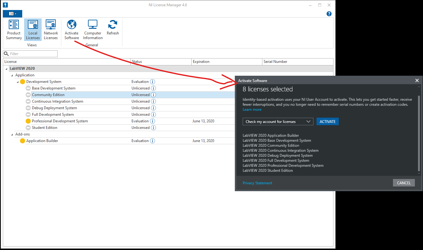 Solved: Labview Community 2020 Edition Activation - NI Community