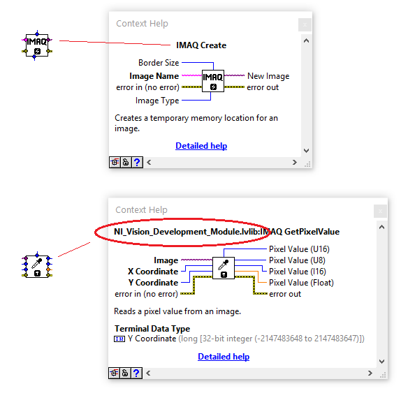 Context help showing .lvlib prefix for licensed VIs