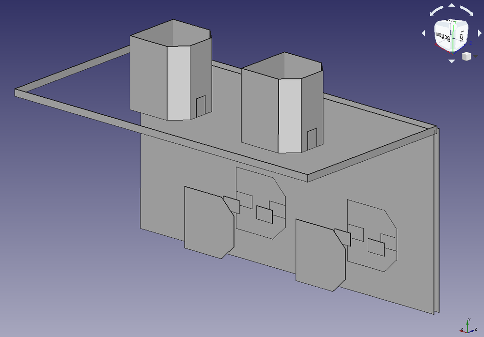 IGES Export Test - 3D viewed in FreeCAD 0.18