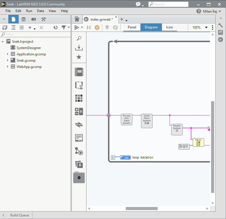 Image dropping the Debug Log node and connecting to a wire on the diagram