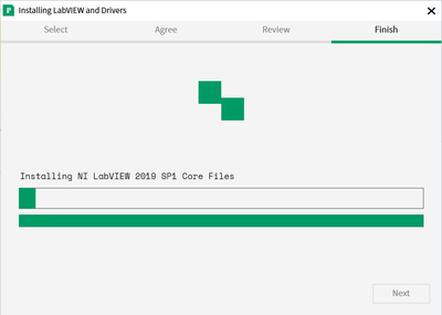 downloaded labview 2019 sp1 with zero drivers and the package manager.png